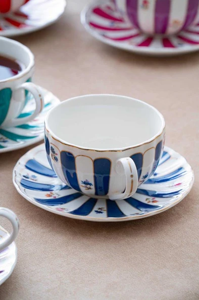 Acar Marlowe Karışık 6 Kişilik Çay-Nescafe Fincanı Takımı SYT-06069 - 3