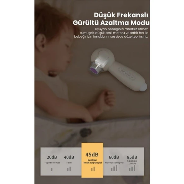 Babymond Elektrikli Bebek ve Anne Tırnak Törpüsü 107 - 4