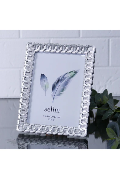 Selim Dekor Ring 13x18 Çerçeve Gümüş - 4