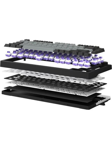 Dareu EK75 Pro RGB Kablolu/Kablosuz Mekanik Oyuncu Klavyesi - 3