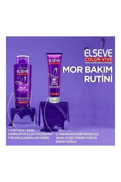 Elseve Marka: Color-vive Purple Maske Silver Mor Maske 150 Ml Kategori: Saç Maskesi - Resim 3