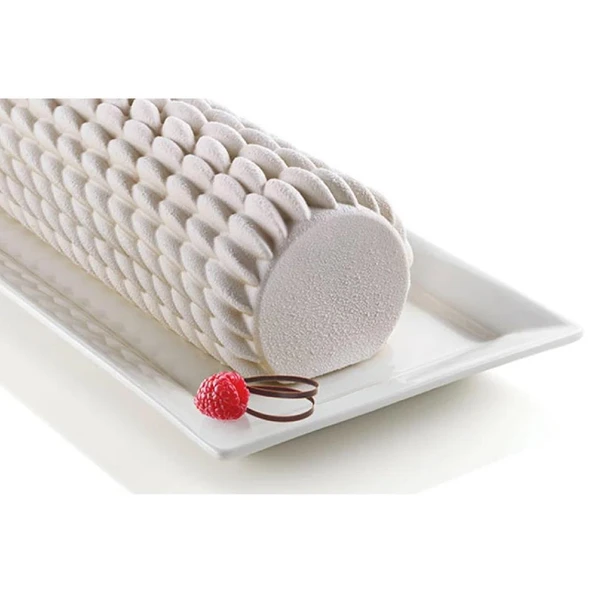 Silikomart Buche Quenelle-Silikon Rulo Pasta Kalıbı