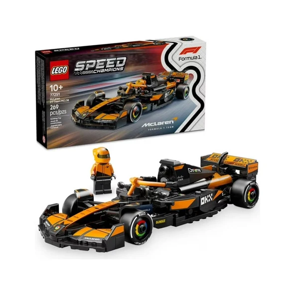 LEGO 77251 Speed Champions Mclaren F1 Team MCL38 Yarış Arabası - 6