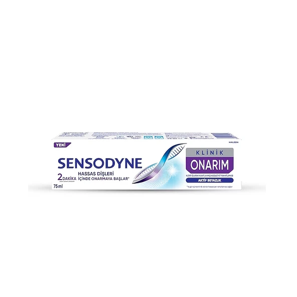 Sensodyne Klinik Onarım Aktif Beyazlık Diş Macunu 75 ml
