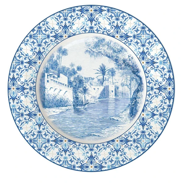 Easy Life Porselen Pasta Tabağı 19 cm Versiyon C ürün görseli