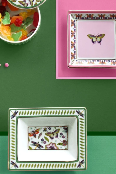 Baci Milano Amazzonia Düz Tabak 15x15 cm - Resim 3