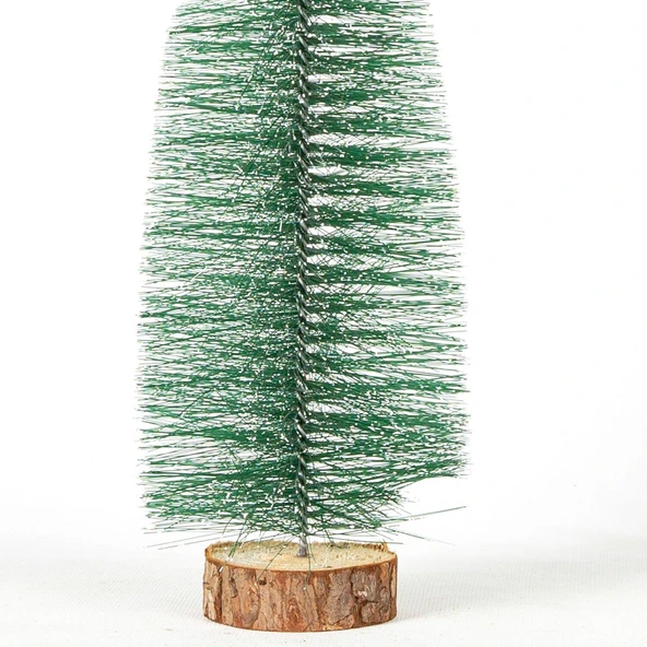 Yılbaşı Ağacı Masa Çamı Yeşil 12x31 Cm. - Resim 3