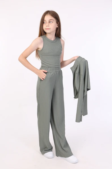 Toontoy Kız Çocuk 3lü Eşofman Takım - 8