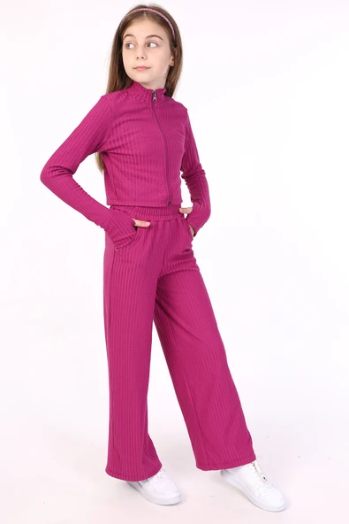 Toontoy Kız Çocuk 3lü Eşofman Takım - 4