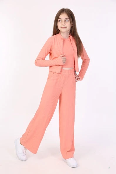 Toontoy Kız Çocuk 3lü Eşofman Takım - 6