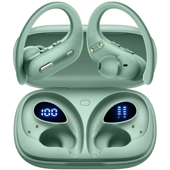 OFNEX Kablosuz Bluetooth 5.3 Kulaklık Mint Green