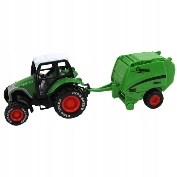 Piccolo Mondi Çek Bırak Römorklu Metal Traktör