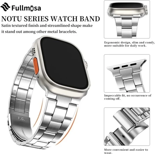 Fullmosa No Tools Needed Compatible Apple Watch Kordonları - 7
