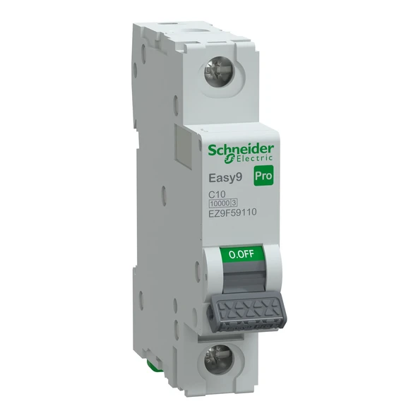 Schneider Pro 1 Faz 10A 10 KA C Tipi Sigorta,EZ9F59110