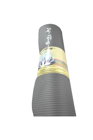 HarmonySpor Pilates Minderi NBR 10mm Gri