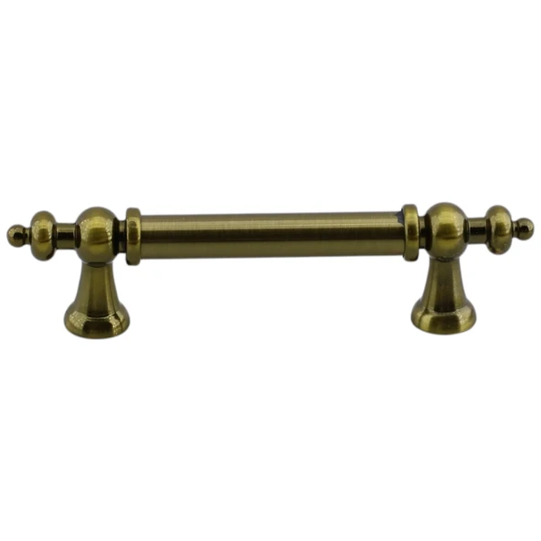 Osmanlı (96 mm - 9.6 cm) Antik Sarı Metal Mobilya Mutfak Çekmece Dolap Dolabı Kulbu Kulpu Kulpları - 5