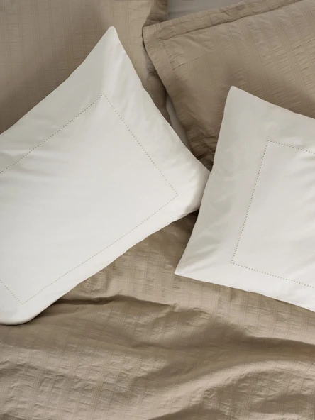 Cotton Box Natura Çift Kişilik Yatak Örtüsü/Pike Takımı Vilo Bej - 4
