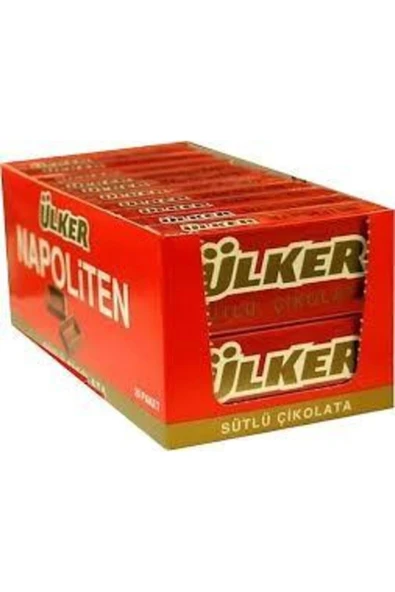 Ülker Napoliten Sütlü Çikolata 33 gr 3'lü