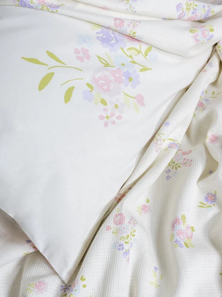 Cotton Box Estiva Çift Kişilik Pike Takımı Petal Pembe - 3