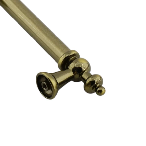 Osmanlı (96 mm - 9.6 cm) Antik Sarı Metal Mobilya Mutfak Çekmece Dolap Dolabı Kulbu Kulpu Kulpları - 3