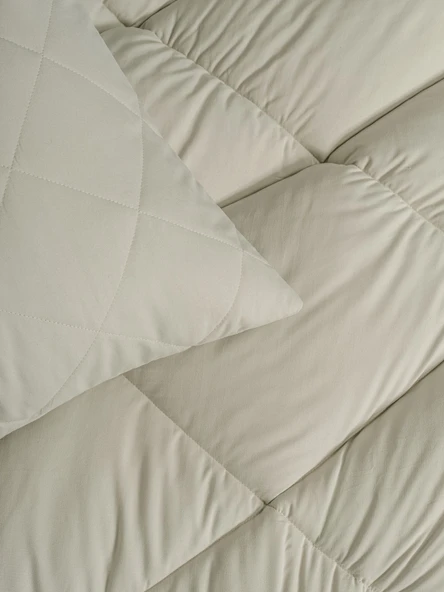 Cotton Box Softwash Tek Kişilik Yorgan Seti Taş - 3