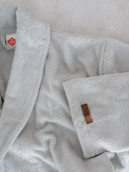 Cotton Box Wellness Bornoz Stone Gri L/XL - 2