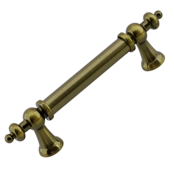 Osmanlı (96 mm - 9.6 cm) Antik Sarı Metal Mobilya Mutfak Çekmece Dolap Dolabı Kulbu Kulpu Kulpları - 6