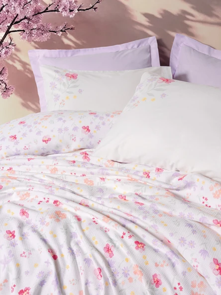 Cotton Box Estiva Çift Kişilik Pike Takımı Winsome Lila - 2