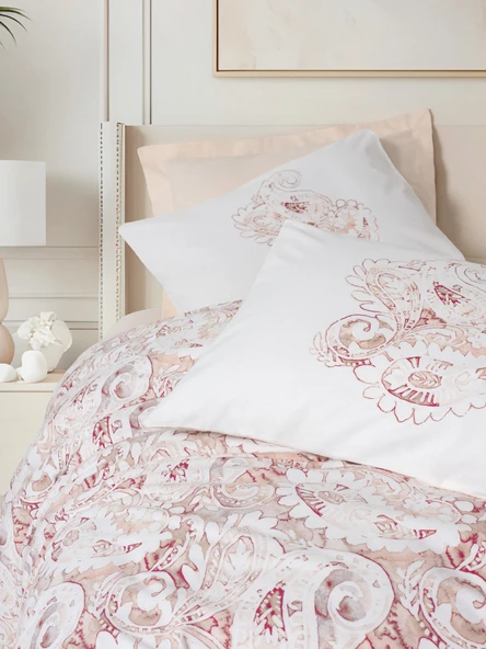 Cotton Box Bohem Çift Kişilik Nevresim Takımı Serava Somon - Resim 2