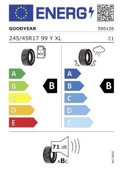 Goodyear 245/45 R17 99Y Eagle Sport 2 UHP XL FP Oto Yaz Lastiği (Üretim: 2024) - Resim 2