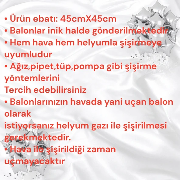 Brokoli Home 3 Adet Folyo Balon Fuşya Koyu Pembe Uçan Balon 45 Cm 18 İnç - 5