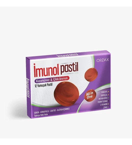 İmunol Karamürver & Çilek 12 Pastil ürün görseli