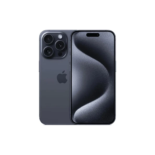 Yenilenmiş IPHONE 15 PRO MAX 256GB -B Kalite- Mavi Titanyum