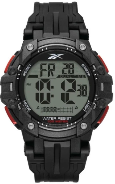 REEBOK RV-CRO-G9-PBIB-BB SİYAH SİLİKON KORDON DİJİTAL ERKEK KOL SAATİ