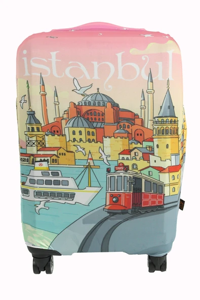 (My#115 İstanbul 1) VALİZ İÇİN KILIF - 2