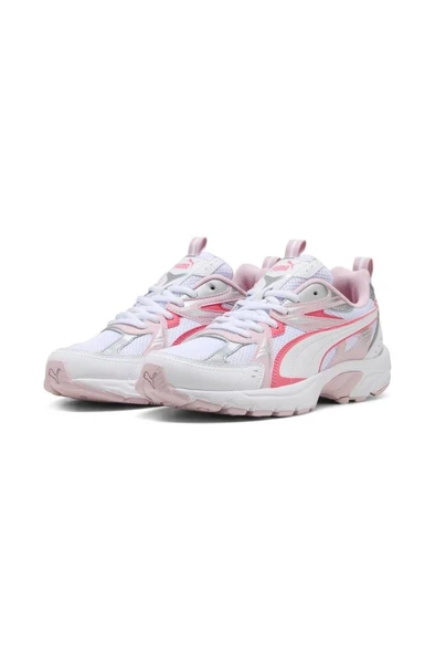 Puma Milenio Tech 392322 14 Kadın Yürüyüş ve Koşu Ayakkabısı Beyaz Pembe 36-40 - Resim 3