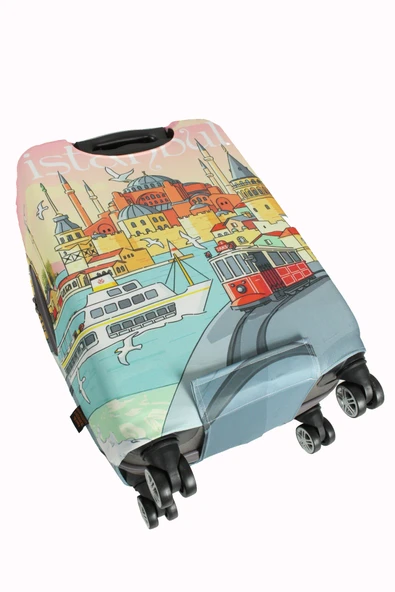 (My#115 İstanbul 1) VALİZ İÇİN KILIF - 5