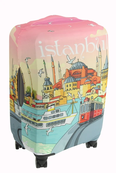 (My#115 İstanbul 1) VALİZ İÇİN KILIF - 3