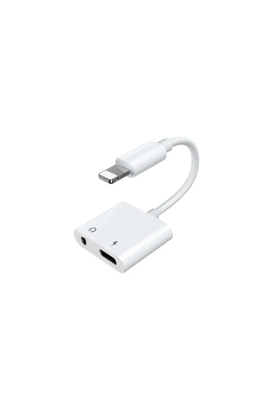 Goldeex Iphone Şarj Kulaklık Dönüştürücü 3.5mm Jack Mh-030 ()