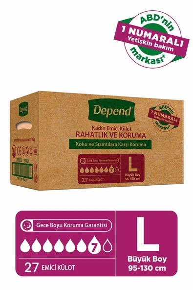 Emici Külot Büyük Boy Kadın 9 Lu X 3 Adet - 1