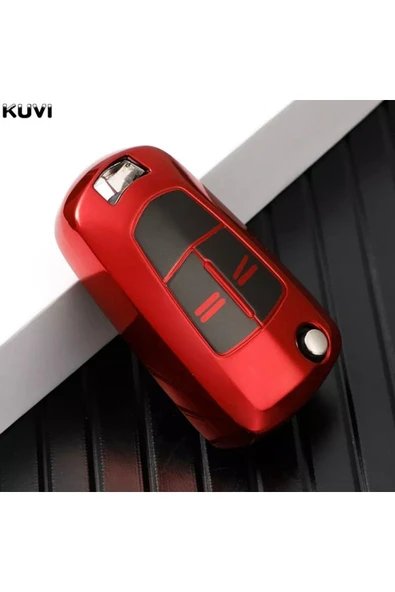 YıldızTuning Opel Vectra C Anahtar Kılıfı Kırmızı Renk