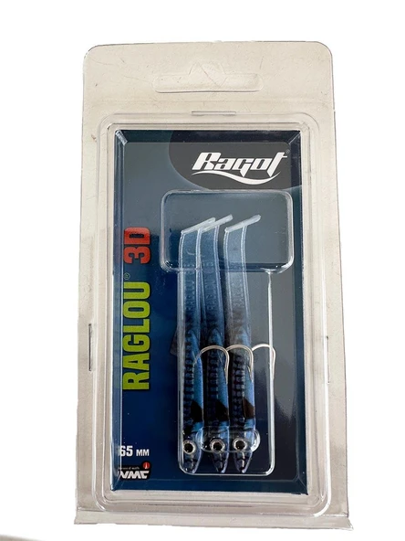 Ragot Raglou 3D Silikon Balık 65mm BM 3 Adet