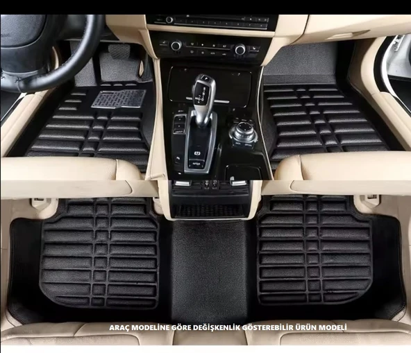 Nissan Qasqai 2018 Model Araca Özel 5D Paspas - Resim 6