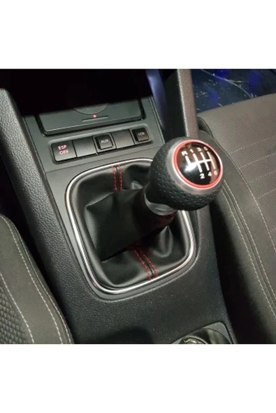 YıldızTuning Golf 6 Kırmızı Dikişli 6 Vites Manuel Vites Topuzu 2009-2012 - 2