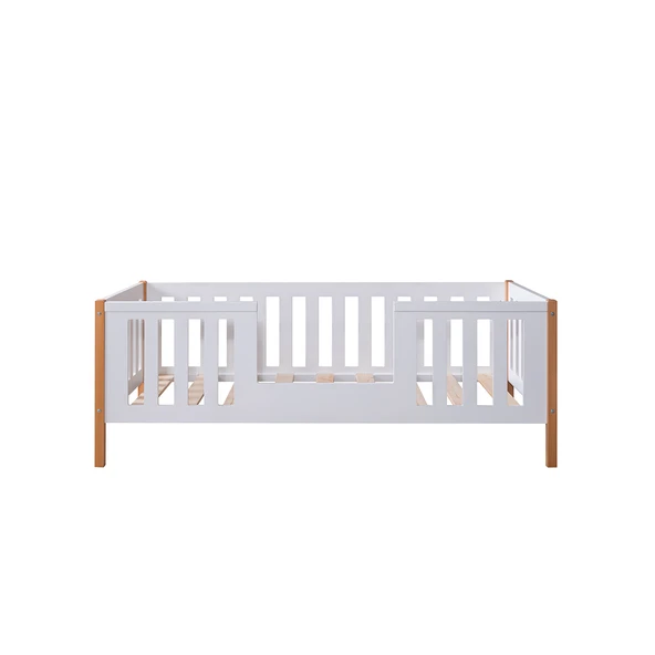 Montessori Karyola, Berlin Mdf Montessori Yatak - Ceviz - 2