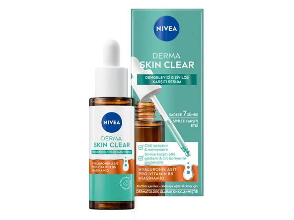 NIVEA DERMA SKİN CLEAR SİVİLCE KARŞITI SERUM 30 ML - 2