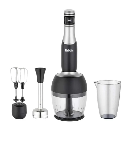 Fakir Speed Lucca Black Silver Blender Seti