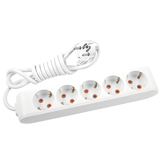 Viko-5-li 2m Kablolu Çocuk Korumalı Multi-Let Grup Priz-90113502 - 1