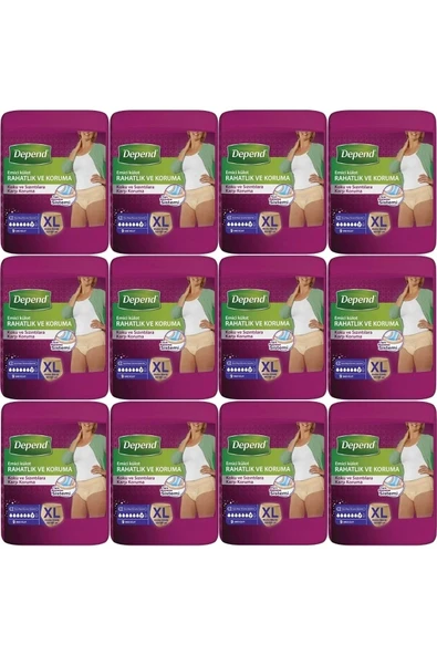 Emici Külot Hasta Bezi Xl Extra Büyük 108 Adet (12pk*9) ürün görseli 1