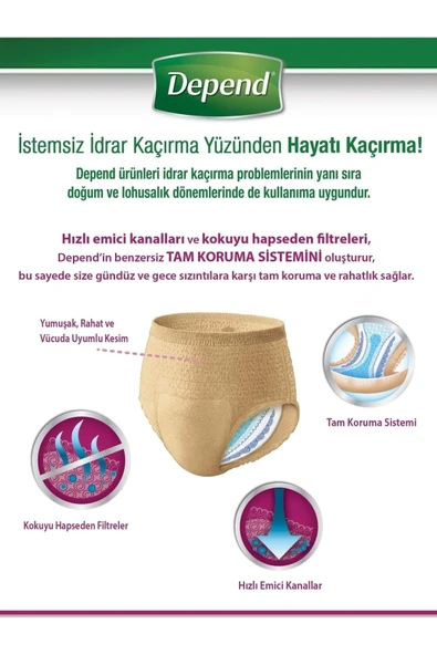 Emici Külot Hasta Bezi Xl Extra Büyük 108 Adet (12pk*9) - Resim 2